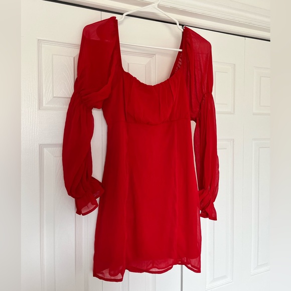 Francesca’s Sheena Juliet Sleeve Mini Dress - Picture 4 of 6